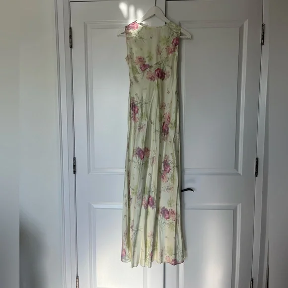LoveShackFancy, Suniva Silk Charmeuse Dress - Picture 6 of 8